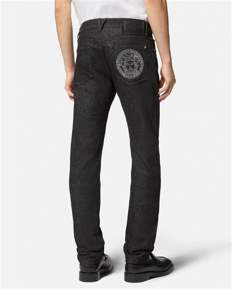 versace men jeans black|southampton Versace Jeans couture store.